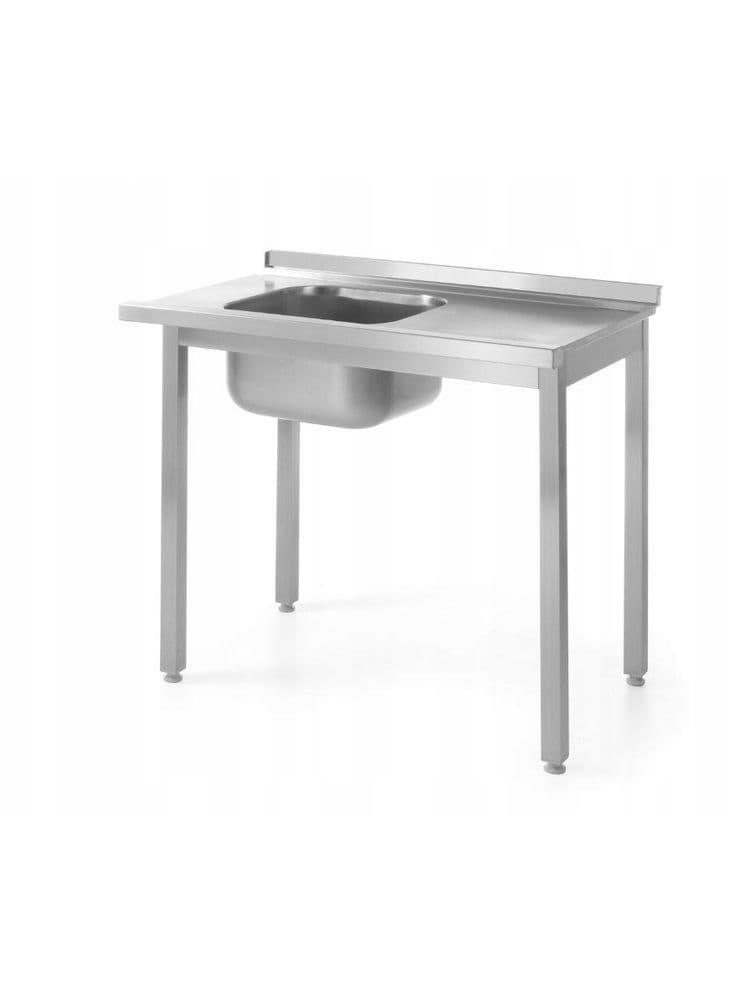 Стіл розвантажувальний - для самостійного складання, 1000x600x(H)850 мм 811924 Hendi Stainless steel - зображення 1