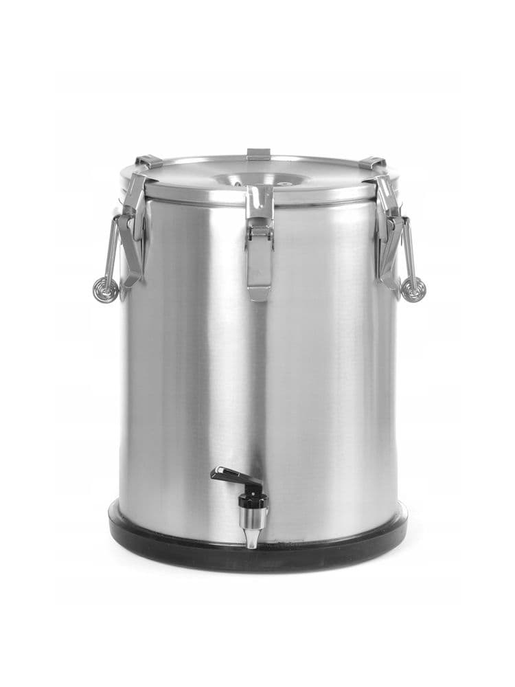 Термос із неіржавної сталі для транспортування їжі, з краном 25 л. 710234 Hendi - зображення 1