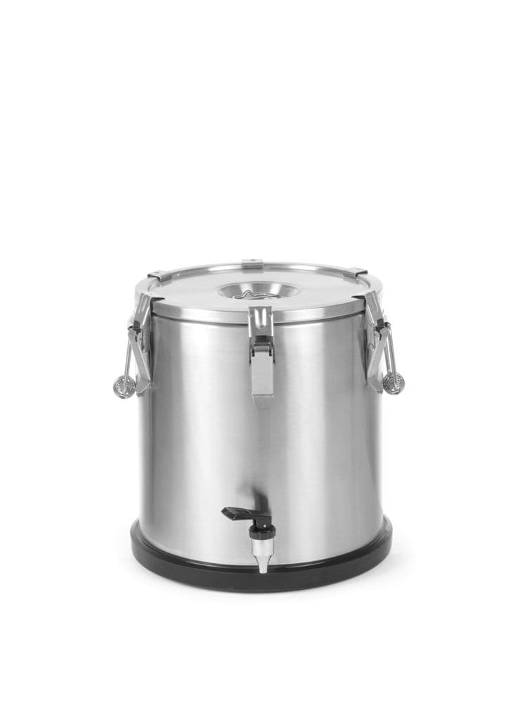 Термос із неіржавної сталі для транспортування їжі, з краном 20 л. 710227 Hendi - зображення 1