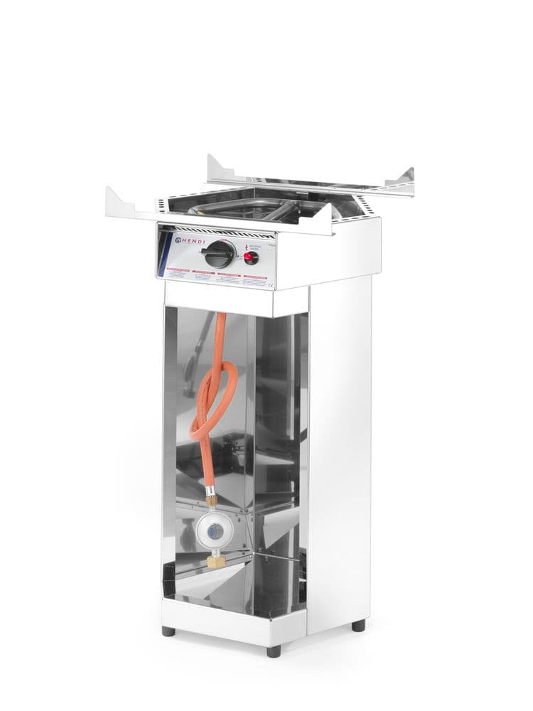 Гриль газовий Fiesta 600, Ø600 мм, 4.8кВт, 600x600x870(H) мм 146002 Hendi 18/0 Stainless steel - зображення 1