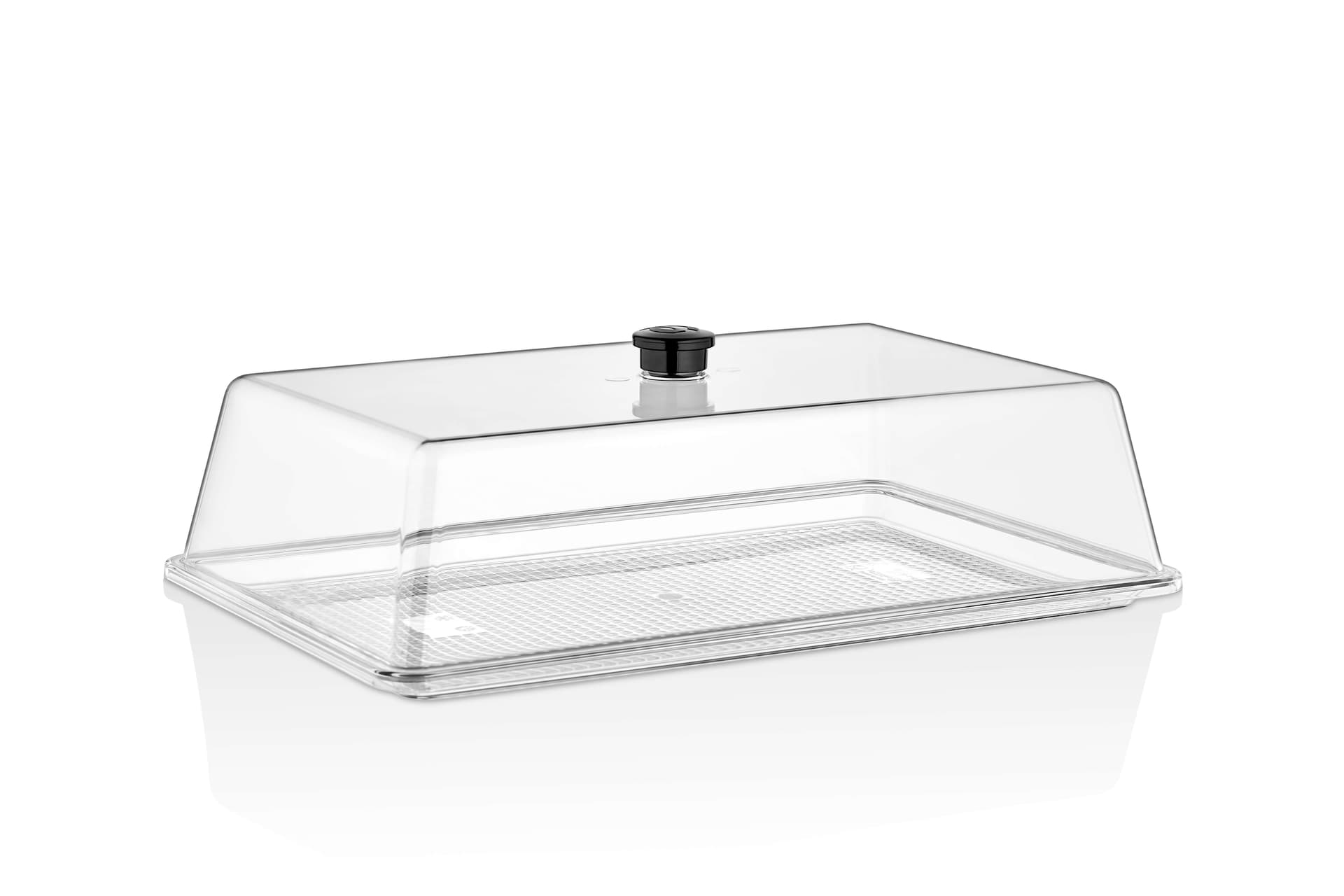 Кришка-купол 420х270, сумісна з GFT--0017BL GF--0017 Gastro Plast PC Прозорий - зображення 1