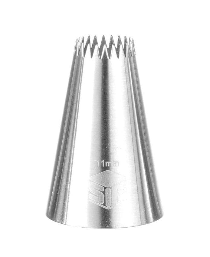 Насадка для кондитерських мішків - французька зірка, 11 мм 551226 Hendi 18/8 Stainless steel - зображення 1