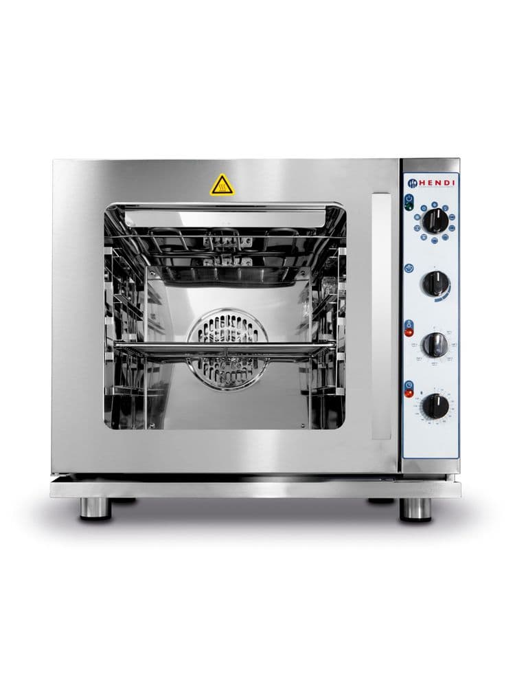 Конвектомат мультифункціональний 4xGN 2/3 з парозволоженням. 225929 Hendi Stainless steel - зображення 1