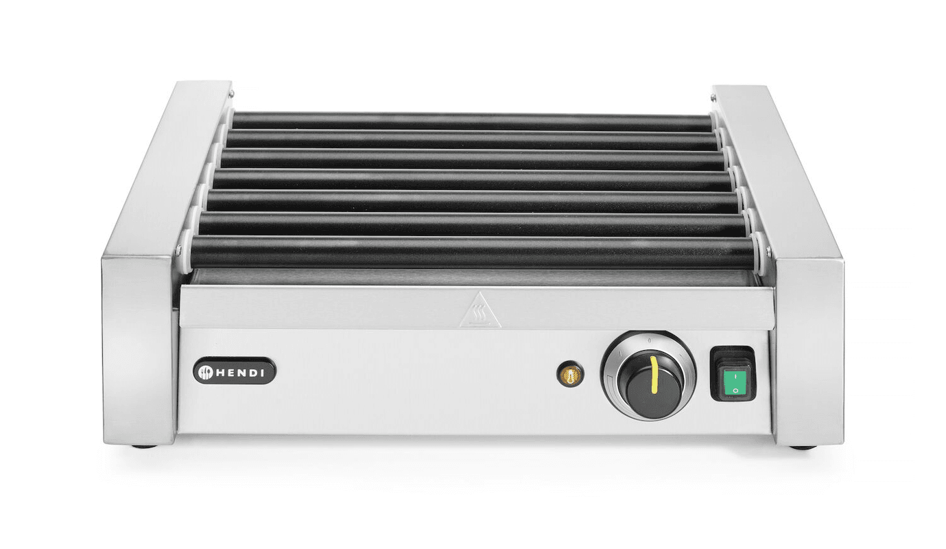 Гриль Хот-дог роликовий, 7 роликів, 230В/740Вт, 525х365х(В)176мм 268506 Hendi - зображення 1