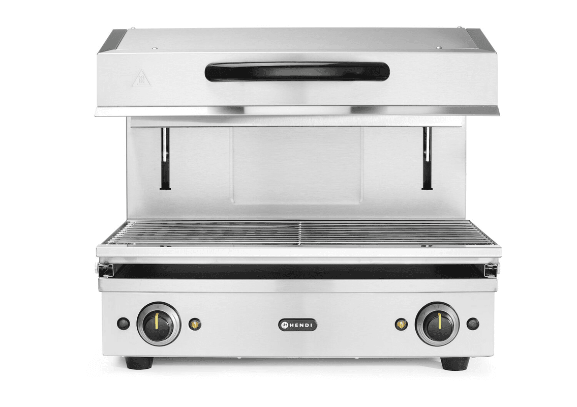 Гриль Salamander 600, HENDI, 230В/3600Вт, 619x500x(В)525мм 264706 Hendi Stainless steel - зображення 1