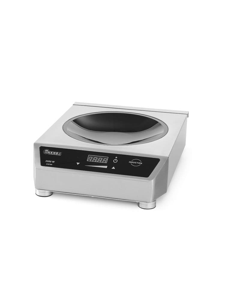 Плита індукційна Вок Profi Line 3500, 230В/3500Вт, 340х450х(В)130мм 239766 Hendi Stainless steel - зображення 1