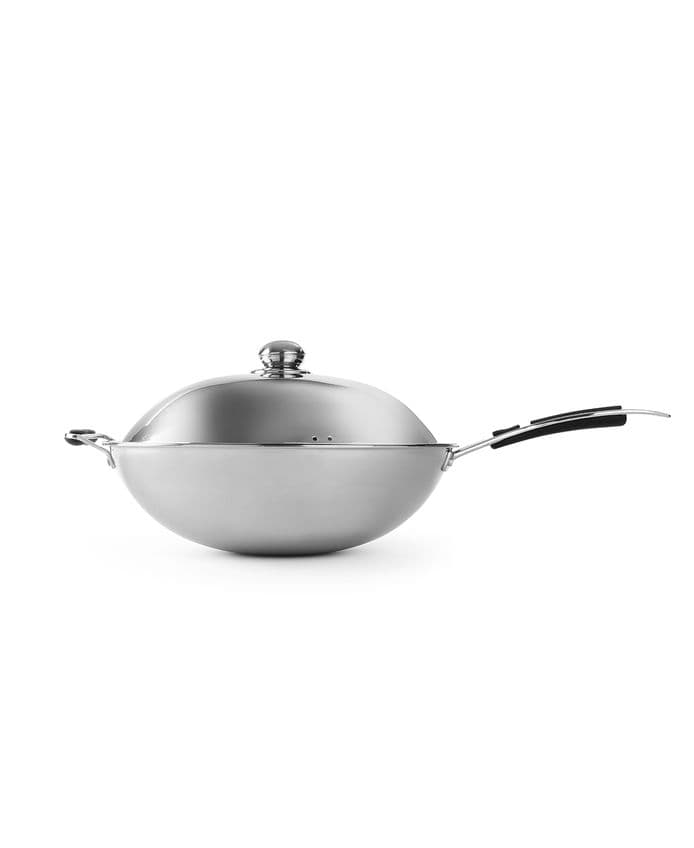 Сковорода індукційна Вок Ø360x(H)180 мм 239773 Hendi Stainless steel - зображення 1