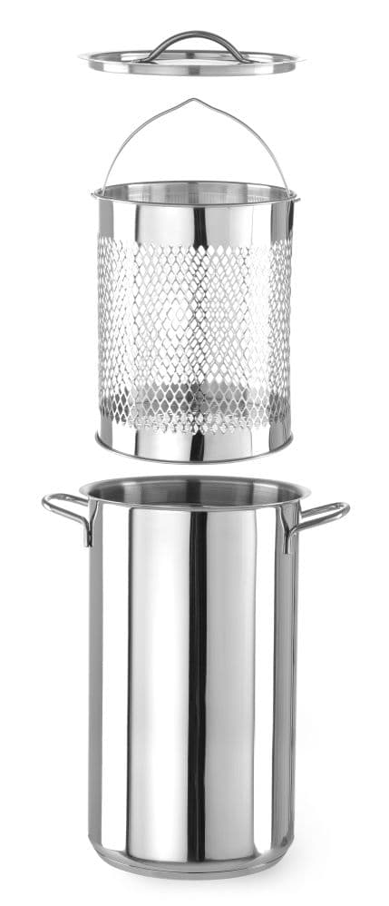 Каструля для спаржі XL - 5.5 L - ø160x(H)280 mm 833100 Hendi Aluminium;Stainless steel;18/0 Stainless steel - зображення 1