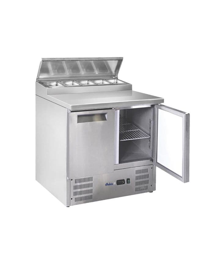 Стіл холодильний 2-дверний з надставкою 236222 Hendi - зображення 1