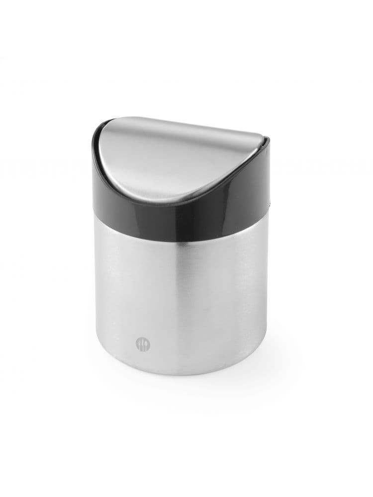 Контейнер для сміття настільний - ø95x(H)130 mm 440711 Hendi 18/0 Stainless steel - зображення 1