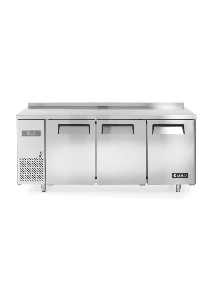 Стіл морозильний Kitchen Line 600 - 3-дверний, з бічним розташуванням агрегату 233399 Hendi Stainless steel - зображення 1