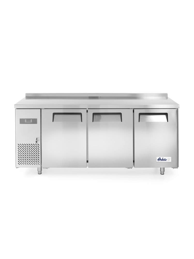 Стіл холодильний Kitchen Line 600 - 3-дверний, з бічним розташуванням агрегату 233382 Hendi Stainless steel - зображення 1