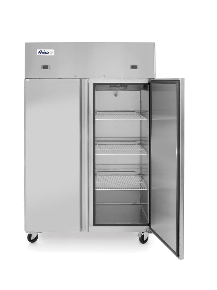 Шафа холодильно-морозильна Profi Line - 2-дверна, 420+420 л 233146 Hendi - зображення 1