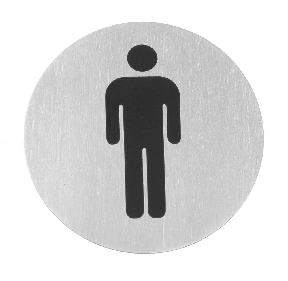 Табличка інформаційна самоклеюча Для чоловіків, Ø75 мм 663608 Hendi - зображення 1