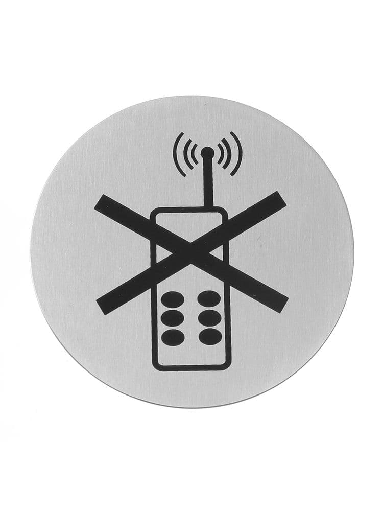 Табличка інформаційна Самоклеюча Для інвалідів, Ø75 мм 663653 Hendi Stainless steel - зображення 1