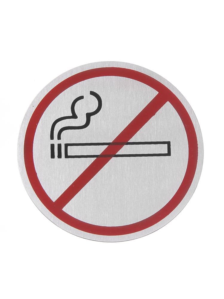 Табличка інформаційна самоклеюча Не палити, Ø75 мм 663790 Hendi - зображення 1