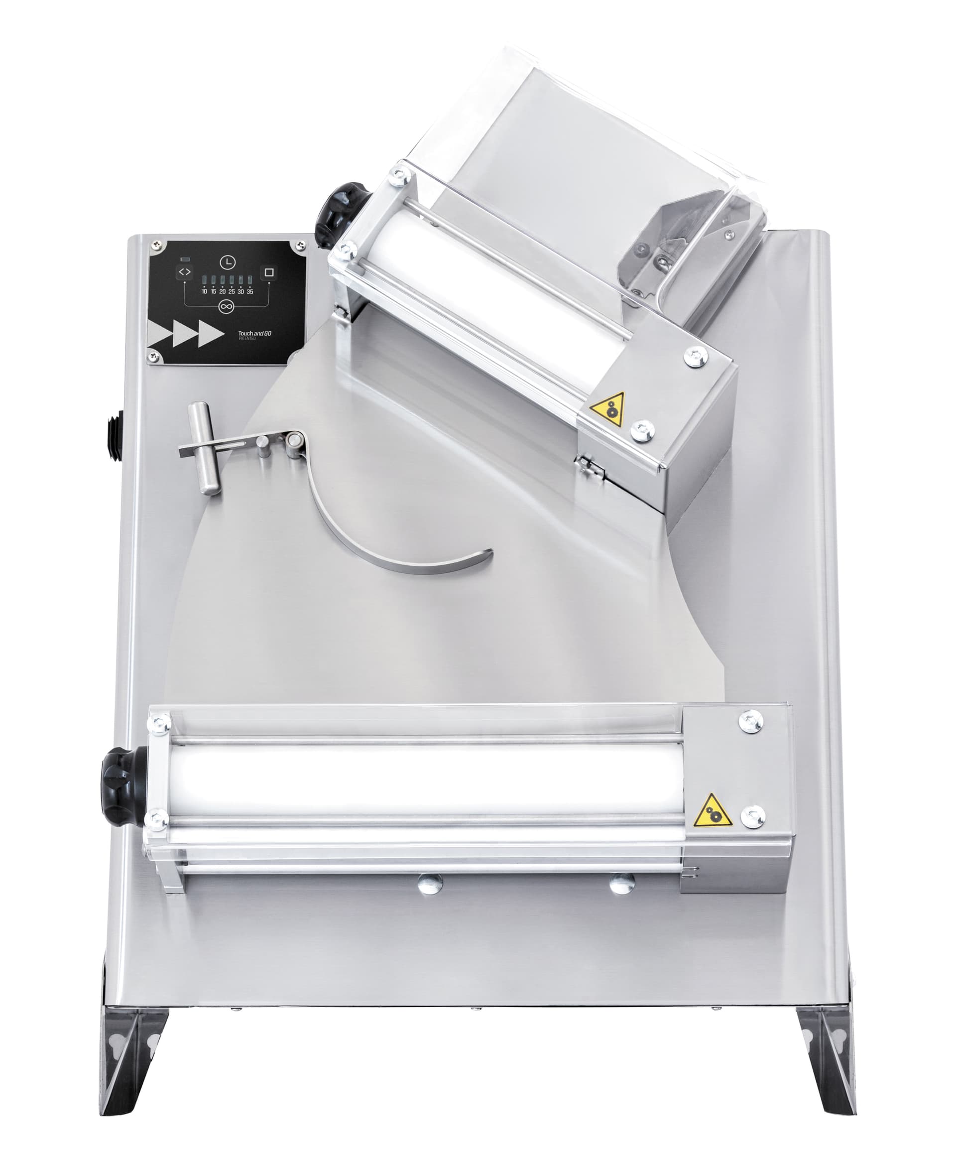 Тісторозкатувальна машина Hendi Touch and Go 400 - електрична, дві пари валиків 226605 Hendi HDPE (High density Polyethylene);Stainless steel - зображення 1