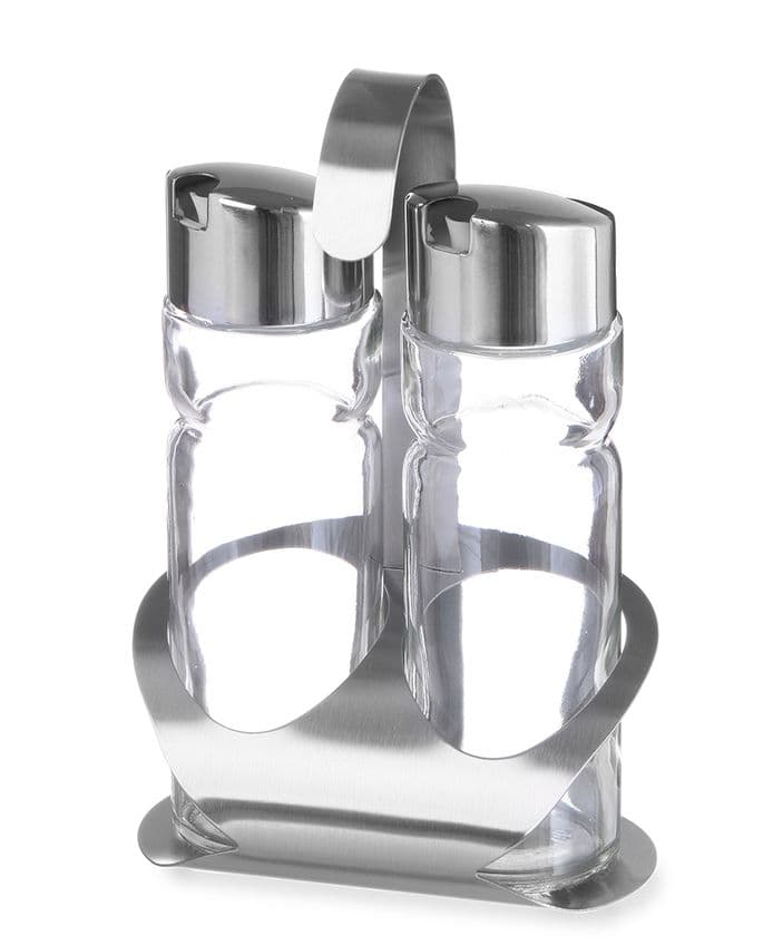 Набір для спецій з 2 частин (оцет, оливкова олія) 465349 Hendi 18/0 Stainless steel - зображення 1