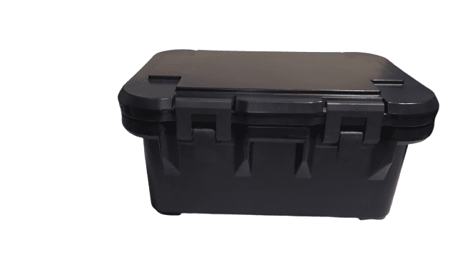 Термоконтейнер 200 (GN 1/1 200 мм) TCB--00200 Gastro Plast PE Чорний - зображення 1