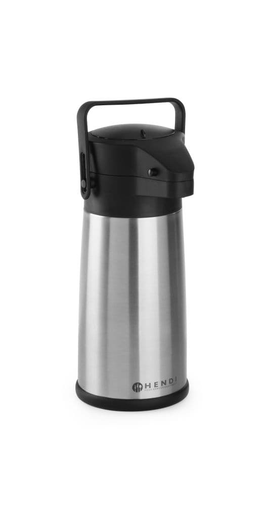 Термос із насосом, Ø150x340 мм, 2,2 л 448908 Hendi 18/10 Stainless steel;PP (Polypropylene) - зображення 1
