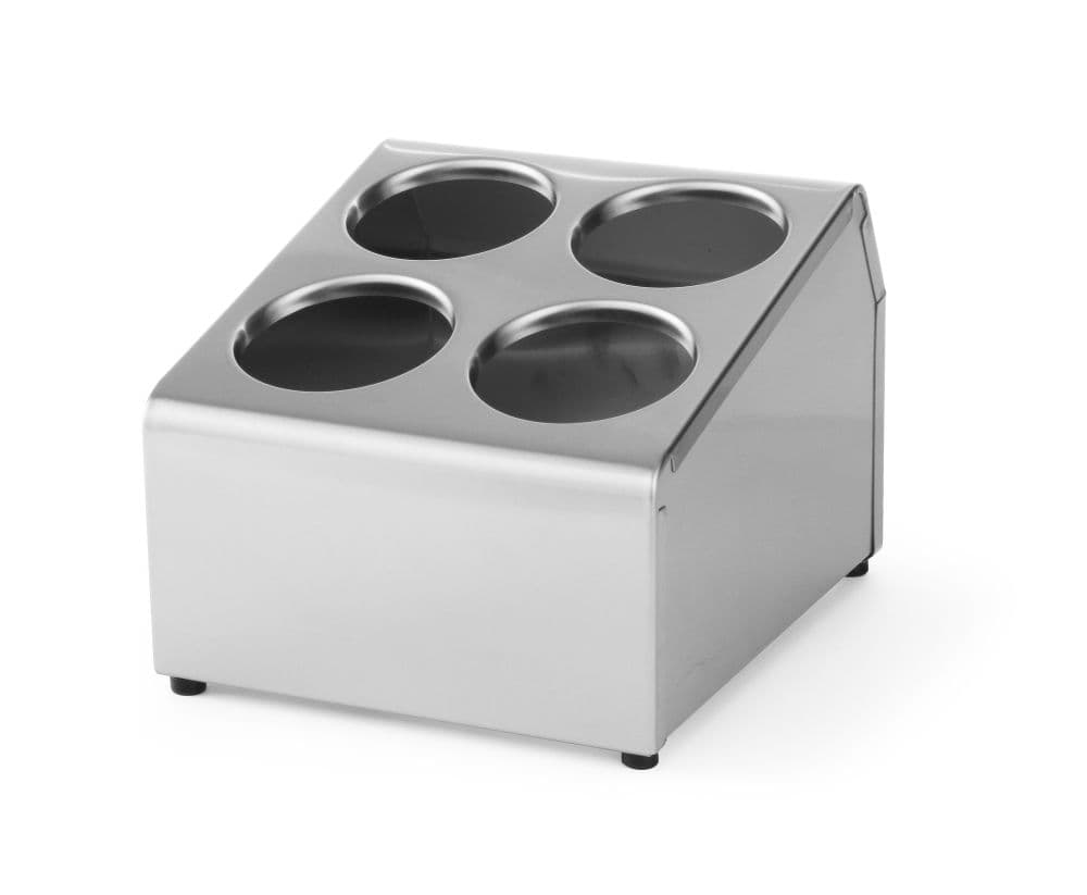 Контейнер для столових приладів - з 4 частин, 255x295x215 мм 552407 Hendi Stainless steel - зображення 1