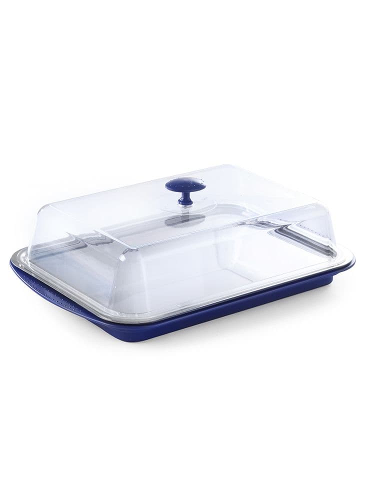 Піднос охолоджуваний з кришкою - прямокутний, 430x290x(H)150 мм 424155 Hendi Stainless steel;PS (Polystyrene) - зображення 1