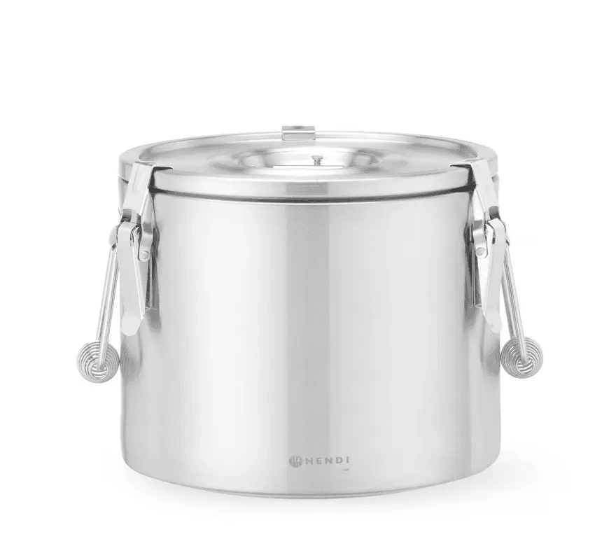 Термос із неіржавної сталі для транспортування їжі 10 л 710197 HENDI Smart - зображення 1