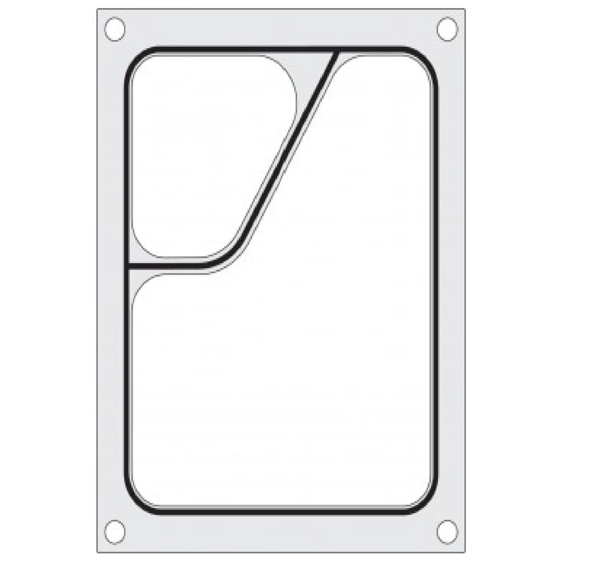 Матриця для запайщика лотків(трейсилера)Hendi 227x 178 мм для лотка з двох частин colt 805640 Hendi - зображення 1