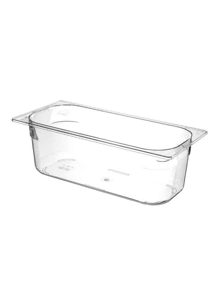 Кювета для морозива із полікарбонату - прозора, 5 л, 165х120х360 мм 807026 Hendi - зображення 1
