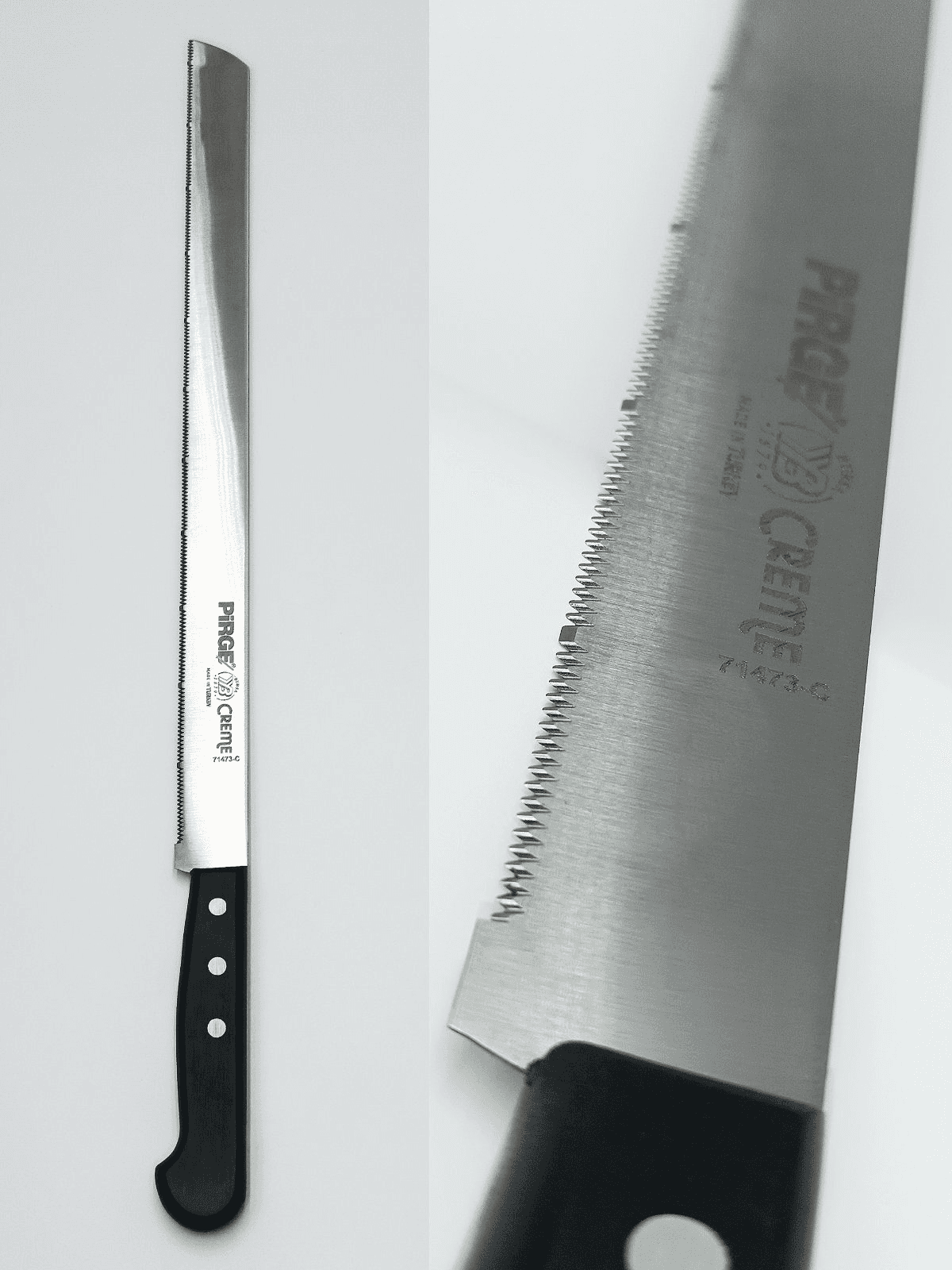 Ніж для торта (тип С), CREME, 35 см, чорний PRG71473-C-01 Pirge Чорний - зображення 1