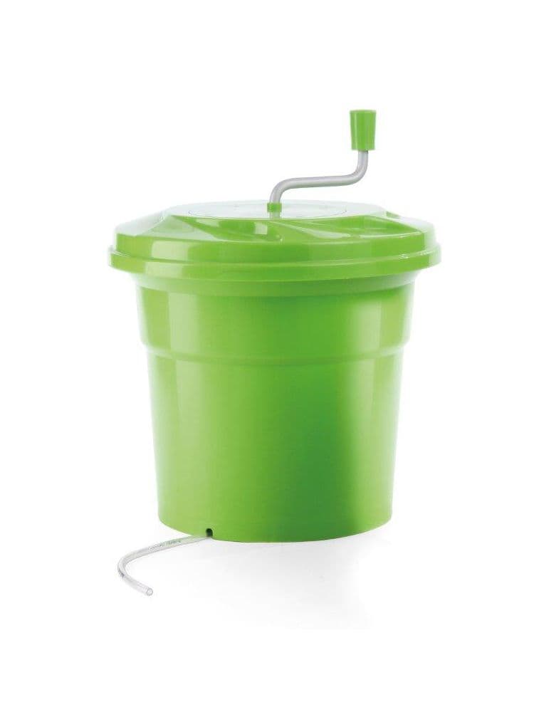 Центрифуга для сушіння салату, 25 л 222560 Hendi PA (Polyamide/Nylon);PP (Polypropylene) - зображення 1