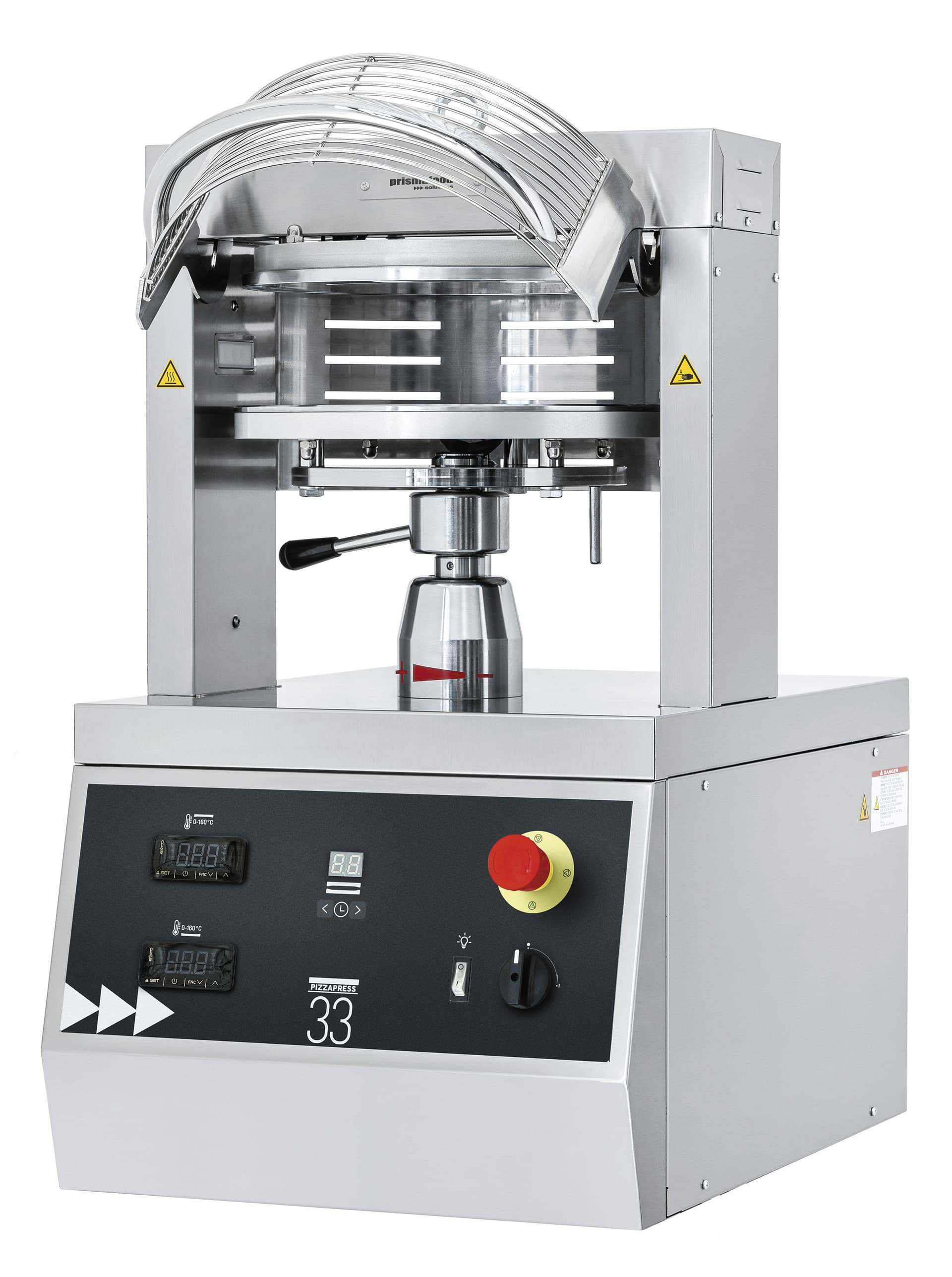 Прес для піци 50, Prismafood, 400V/6100W, 655x750x(H)855mm 1P010025 Hendi Stainless steel;Chrome-plated - зображення 1