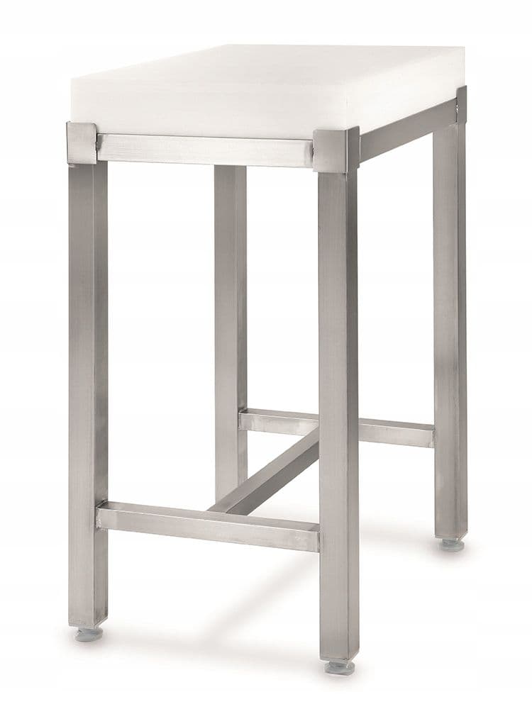 Блок обробний з поліетилену на сталевій підставці, 400x500x80+750(H) мм 505687 Hendi Stainless steel;HDPE (High density Polyethylene) - зображення 1