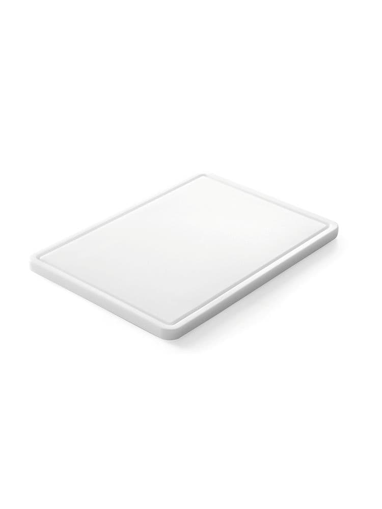 Дошка обробна універсальна з жолобком 355x250x(H)15 мм. 826362 Hendi HDPE (High density Polyethylene) - зображення 1