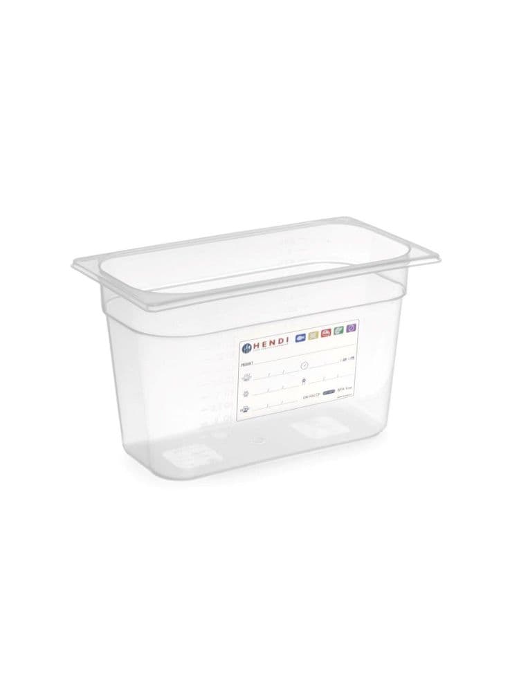 Гастроємність HACCP із поліпропілену GN 1/3 (H)200 мм 880258 Hendi - зображення 1