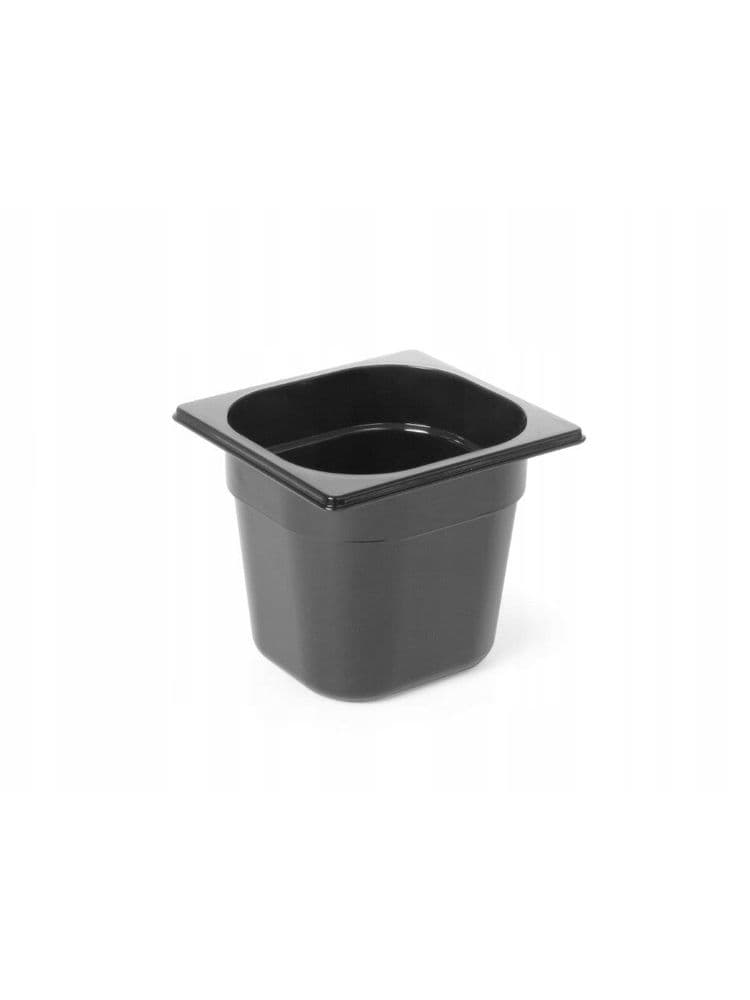 Гастроємність із чорного полікарбонату GN1/6 (H)100 мм 862728 Hendi - зображення 1
