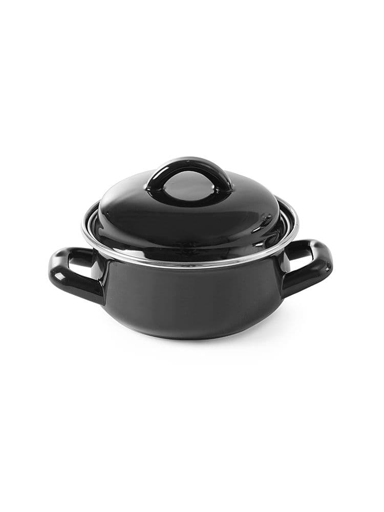 Каструля для супів та соусів - чорна, 0,6 л, Ø135x(H)103 мм 625705 Hendi - зображення 1