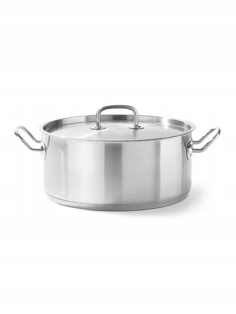 Каструля низька з кришкою Kitchen Line, 7,40 л, Ø280x(H)120 мм 836033 Hendi - зображення 1