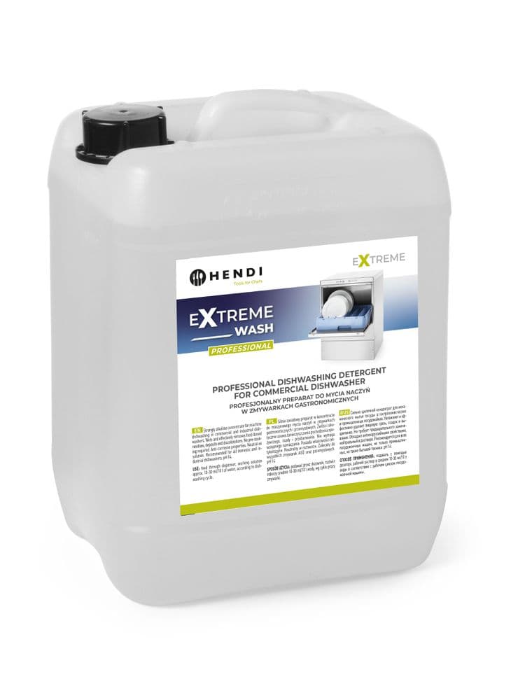 Професійний мийний препарат для посудомийних машин, каністра 10л. 975053 Hendi - зображення 1