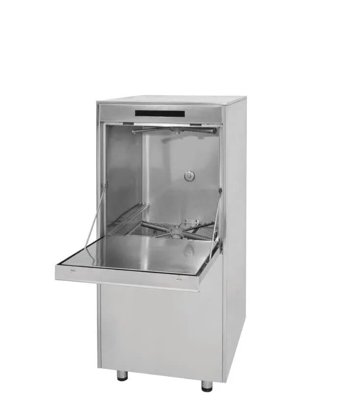 Посудомийна машина для підносів та посуду 50x60, електронна, з дозатором мийних засобів та зливним насосом, 400В 236574 Hendi - зображення 1