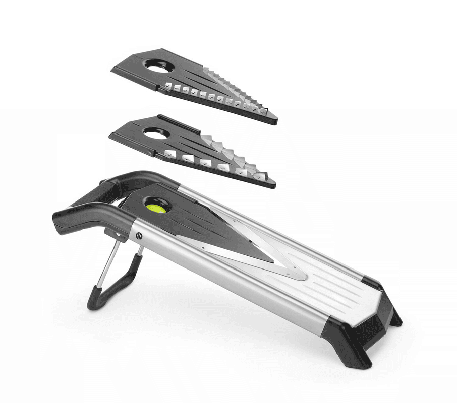 Терка для овочів ручна - V-подібна з подвійним лезом, 405x135x(H)145 мм 222676 Hendi ABS (Acrylonitril-butadieen-styrene);PP (Polypropylene);Stainless steel - зображення 1