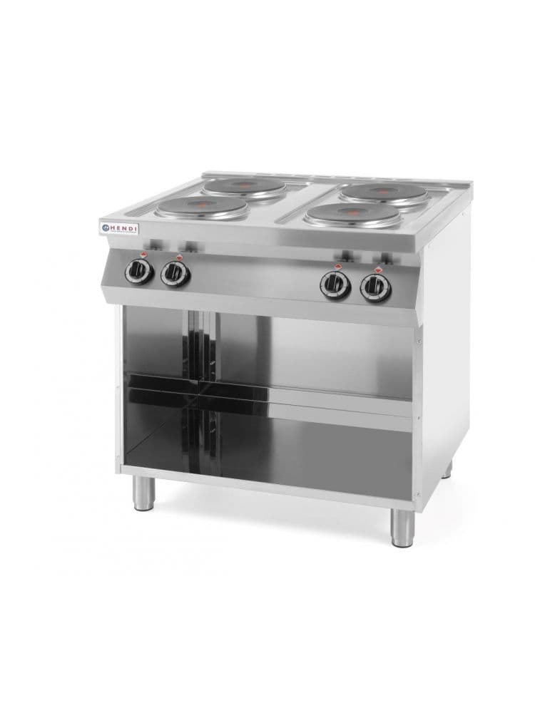 Плита електрична 4-х конфоркова Kitchen Line на відкритому модулі 226223 Hendi Stainless steel - зображення 1