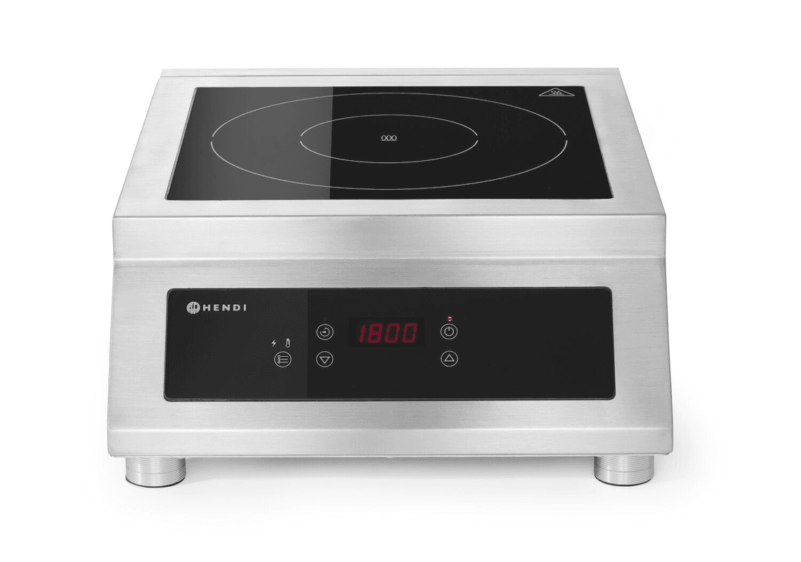 Плита індукційна 5000 D, HENDI, Profi Line, 400V/5000W, 398x525x(H)175mm 239322 Hendi Stainless steel - зображення 1