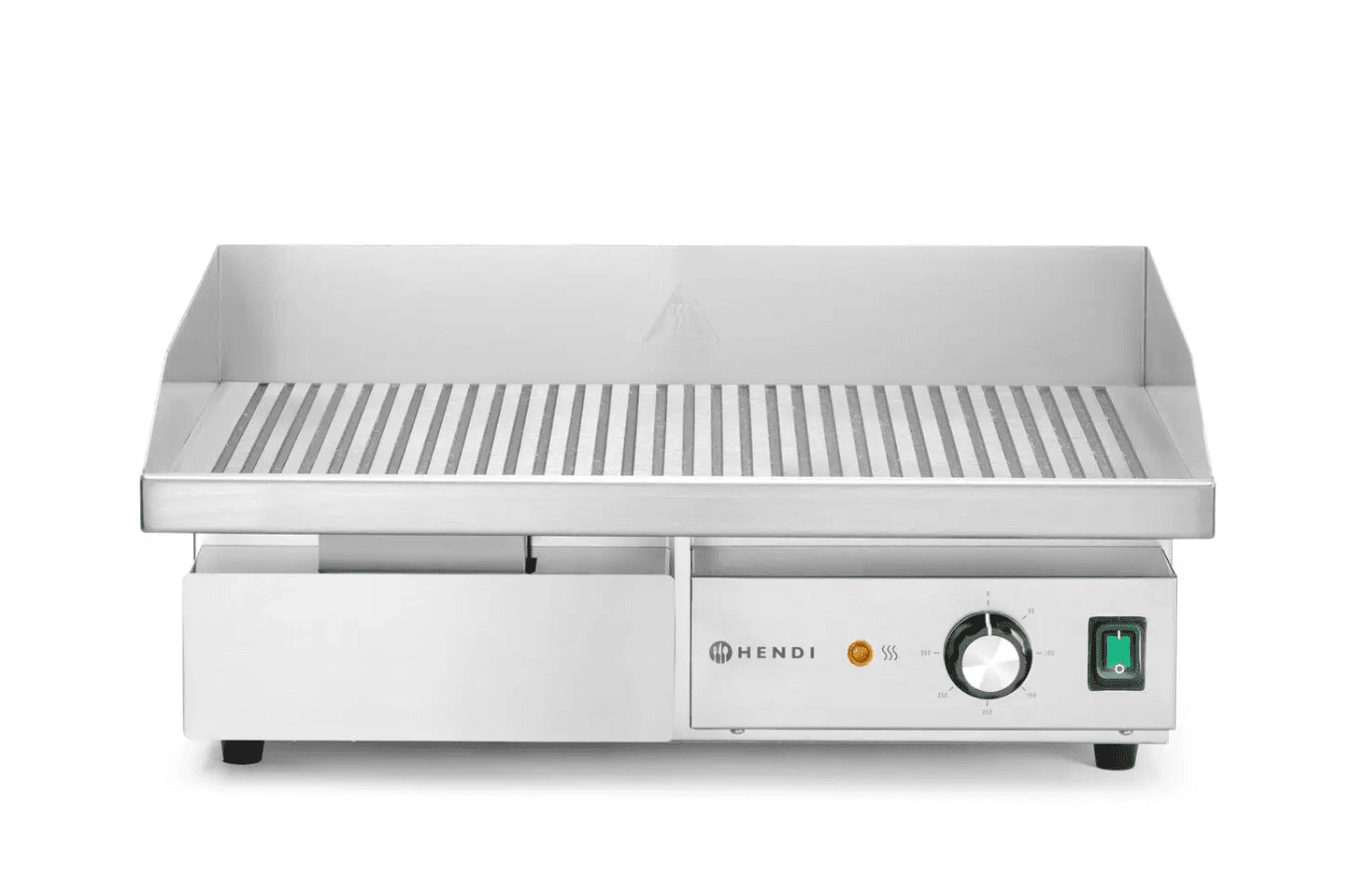 Жарочна поверхня-гриль ребриста,220-240В/3000Вт, 550x430x(H)240мм - зображення 1