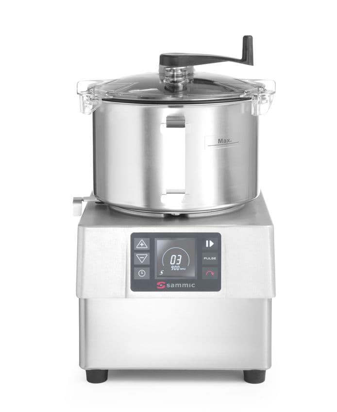 Різак - емульгатор КЕ-5В з електронною графічною панеллю, об"єм 5,5 л, 10 швидкостей 1050834 Hendi Cast Aluminium - зображення 1