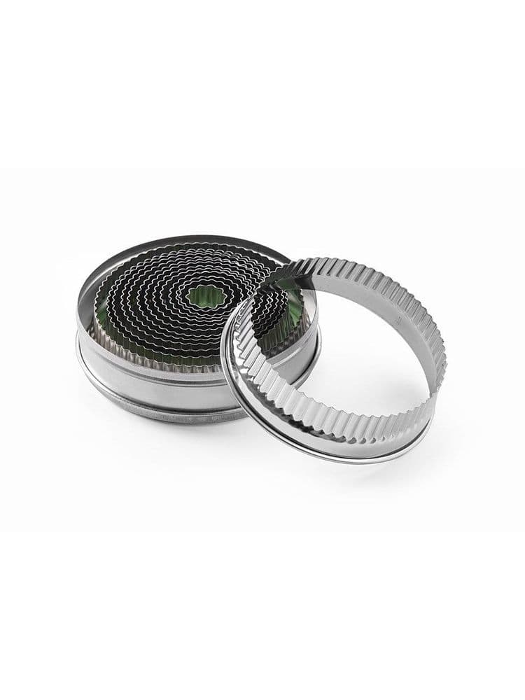 Висічка кондитерська -14 шт., зубчастий край, ø20-108 мм 674413 Hendi Stainless steel - зображення 1