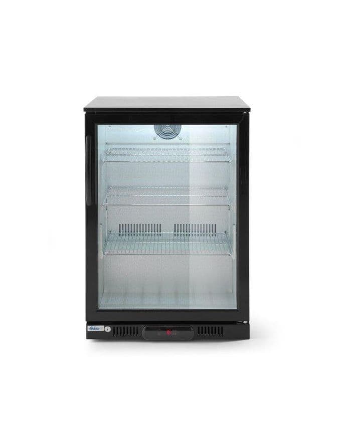 Шафа холодильна, 1-дверна, 138 Л 226568 Hendi Aluminium;Chrome-plated;Hardened glass;Powder coated metal - зображення 1