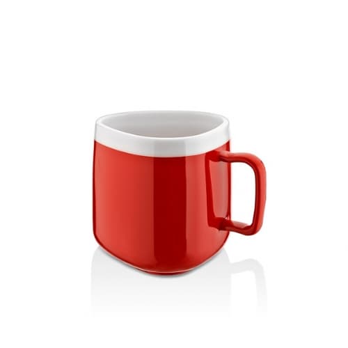 Трикутна чашка з подвійним кольором (червоний) GC--0013 Gastro Plast PC Червоний - зображення 1