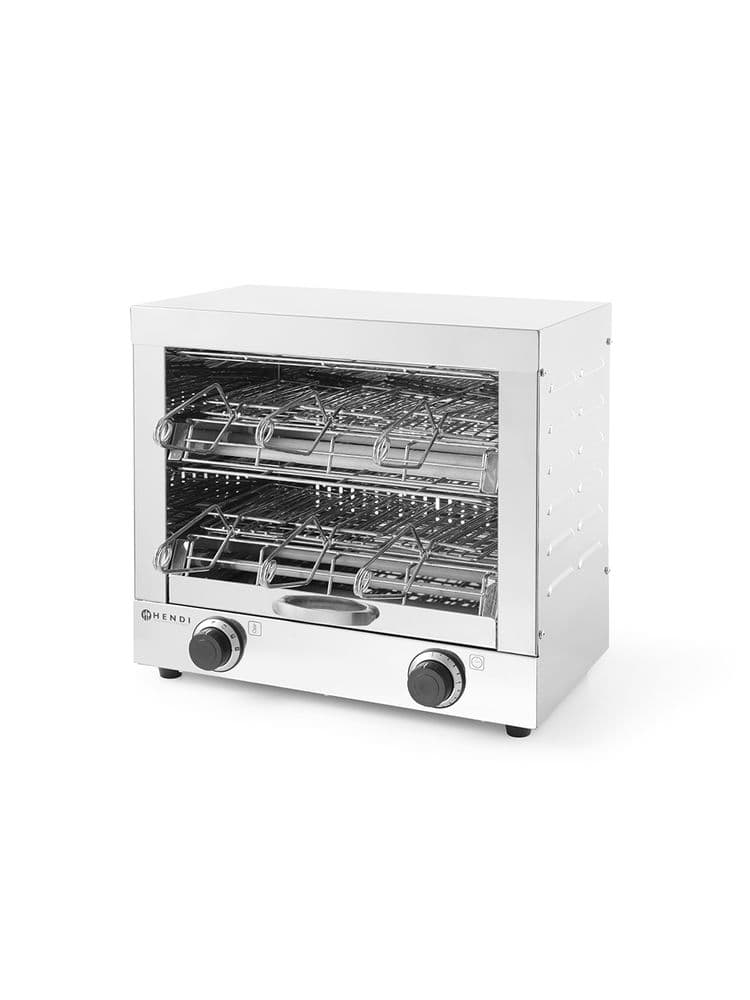 Тостер Milan-Toast + 6 затискачів для тостів, 3000 Вт 262214 Hendi Stainless steel - зображення 1