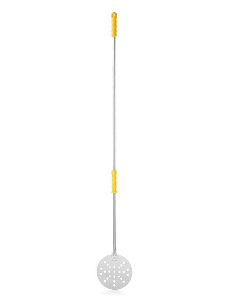 Лопата для перевертання піци з рухомою ручкою - перфорована, ø200(H)1700 мм 617786 Hendi Stainless steel - зображення 1